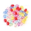 Cuentas de Calabaza Acrílicas de Colores Dulces para Joyería, Cuentas Transparentes de Linterna Cuadrada, Cuentas Sueltas para Joyería Hecha a Mano DIY