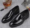 Sapatos Masculinos Formais de Couro Sapatos Derby de Negócios Britânicos Couro Bovino de Primeira Camada Couro Genuíno Sapatos Masculinos Sapatos Tendência com Rebite Metálico Homens Tendência Homens