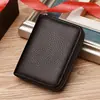 Portatarjetas para Hombre Anti-desmagnetización Antirrobo Cepillado Gran Capacidad Portatarjetas Múltiples para Mujer Ultradelgado Pequeño e Integrado Portatarjetas de Licencia de Conducir