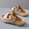 Sandalias para Mujer Nueva Suela Gruesa Aumentada Verano Gama Alta Calzado de Exterior Sandalias Suela Suave Pies No Cansados Zapatos de Playa Bidireccionales para Pareja