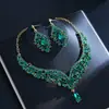Joyería Popular Europea y Americana Transfronteriza, Lujo Ligero y Alta Gama de Circonita, Accesorios de Boda para Novias, Juegos de Vestir para Banquetes al por Mayor