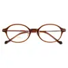 Gafas Retro TR90 para Miopía Marco Ovalado Nerd para Mujer CYD-6873 Marco de Gafas Sencillo Ultraligero Adelgazante para la Cara Liso