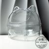 Lançamento de Novo Produto Banheiro Hamster Urso Dourado Pet Transparente Chinchila Dinossauro Banheiro Areia de Banho Anti-Salpicos Banho Banheiro