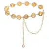 Cadena de Cintura Retro Cinturón para Mujer Decoración Corporal de Metal Versátil Combinación de Moda con Vestido Estilo Étnico Cadena de Diamantes