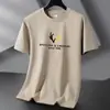Camiseta de Manga Corta Estilo Hong Kong Talla Grande para Hombre, Comercio Exterior al por Mayor, Top Holgado de Media Manga de Moda para Verano