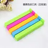 Paquete de 5 Bolsas para Snacks Color Caramelo Estilo Coreano, Bolsas para Alimentos, Pinzas Selladoras para Alimentos, Pinzas Selladoras, Pinzas Conservadoras de Frescura, Venta al por Mayor desde el Fabricante