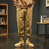 Calça Cargo Oversized Estilo Novo Americano para Homens no Outono e Inverno, Solta e Bonita, Calça Casual Harem Retro Tendência para Homens, Tendência