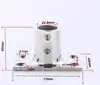 Acessórios de hardware para base de tubo quadrado de aço inoxidável 316 Marinho Iate Iate Vela de Iate Corrimão de RV Toldo Guarda-chuva