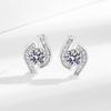 Estilo coreano Moda Nova Internet Celebrante Menina Chanel Estilo Brincos de Diamante Completo Estilo Frio Brincos Banhados a Ouro com Zircônio Brincos Distintivos