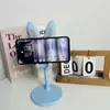 Soporte de escritorio para teléfono móvil lindo conejo de dibujos animados plano Soporte universal telescópico ajustable elevable soporte perezoso