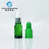 Estoque de fábrica especificações completas frasco de óleo essencial verde 10ml 5ml -100ml frasco de óleo essencial frasco de óleo essencial de chá