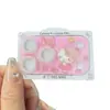 Capa fofa de gato KT adequada para Apple 17P/17PM/18P/18PM, cartoon com glitter, anti-queda, capa completa com protetor de lente