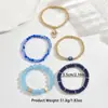Pulsera de Concha de Palma con Ojo de Diablo y Perlas con Diamantes Ojo Turco Azul Ojo de Gato Pulsera Transfronteriza Más Vendida para Mujeres