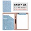 Superficie de Piel Sintética, Forro de Microfibra, Carpeta de Cuero para Negociación, Carpeta para Gerente de Ventas de Oficina, Regalo de Negocio Personalizado A4