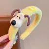Nuevo Aro para el Cabello Esponjoso de Dibujos Animados Lindo para Niños, Pinza para el Cabello de Felpa, Dulce Niña Pequeña, Bebé, Oso Fresa, Hebilla para la Cabeza, Antideslizante