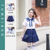 Nuevos uniformes de secundaria para estudiantes masculinos y femeninos estilo británico usan uniformes de graduación fabricantes de ropa para presentaciones al por mayor