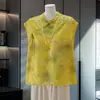 Conjunto de Dos Piezas para Mujer con Estampado Nacional de Moda, Manga Corta, Nuevo para Verano 2026, con Cuello Qipao y Pantalones Rectos