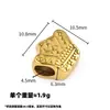 Cuentas Espaciadoras con Forma de Flor de Acero Inoxidable Europeo y Americano Accesorios para Joyería Pulsera Cadena para Clavícula Pulsera Trenzada de Cuerda DIY Cuentas Sueltas