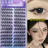 Cílios Postiços 12 Fileiras Grande Capacidade Estilo Cílios de Raposa Cola Estilo Cílios de Beleza Elfo Gato Estilo Fotogênico Personalizado Atacado