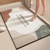 Tapete de chão vaso sanitário terra de diatomáceas banheiro ins pés secos antiderrapante banheiro vaso sanitário absorção de água porta do vaso sanitário lama velocidade