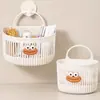Cesta Colgante Pequeña Multifuncional Baño Baño Basura Toalla Cesta de Almacenamiento Cocina Dormitorio Mesita de Noche Cesta Colgante de Pared