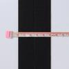 Cinta elástica de nailon de 6 cm, plegada por la mitad, color negro y blanco, para cintura de falda de mujer, pantalones, cinturón, ribete elástico, accesorios