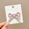 Grampo de cabelo elegante com bolinhas estilo coreano para franja, presilha lateral floral de luxo leve, acessório de cabelo tipo bobby pin