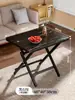 Mesa Dobrável para Apartamentos Pequenos, Mesa Dobrável Simples para Casas Alugadas, Mesa de Jantar Portátil, Mesa de Jantar para Barracas de Rua