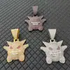 Colgante Completo de Diamantes Gengar Pokémon Clásico Japonés y Coreano Accesorios Unisex de Moda de Dibujos Animados Anime