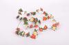 Ratán de rosas artificiales decorativo colgante flor enredadera flor artificial Vid planta cubretubos de aire acondicionado de flores de plástico para interiores