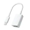 Adaptador otg tipo c usb2.0 para celular Android adaptador de pen drive adaptador de placa de som