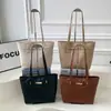 Bolsa de mano casual estilo coreano para mujer, nuevo bolso de mano vintage, bolso de hombro de moda de gran capacidad para el trabajo