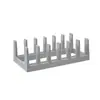 Estante de almacenamiento para tapas de ollas de cocina transfronterizo, escurridor de platos, estante divisor creativo para exhibir tazones y platos en la encimera, estante para platos