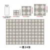Pegatinas de Azulejos Autoadhesivas de PVC con Patrón Retro Blanco y Negro para Cocina/Baño, Pegatinas de Pared de Renovación Impermeables y a Prueba de Aceite, Venta al por Mayor desde el Fabricante
