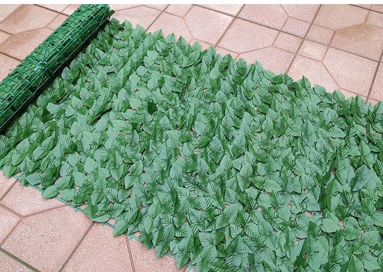 仿真植物,墙面装饰栅栏,篱笆绿叶,阳台遮挡叶子,绿植吊顶花园,庭院围栏