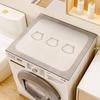 Pequena máquina de lavar roupa fresca almofada de pó tambor doméstico máquina de lavar automática geladeira forno de microondas capa de proteção contra poeira