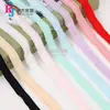 En stock al por mayor encaje elástico de encaje bilateral de color de 2.5CM con encaje de oreja de madera cinturón elástico accesorios de joyería