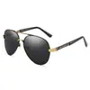 Óculos de Sol Polarizados Europeus e Americanos Transfronteiriços 24 Primavera e Verão Lentes Coloridas da Moda Óculos para Motorista Óculos Sapo para Pesca Venda por Atacado
