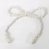 Estilo Chanel Lazo de Perlas Accesorios Tejidos a Mano Broche en Forma de Corazón DIY Decoraciones para Zapatos y Sombreros Accesorios para Ropa