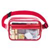 Riñonera Transparente de PVC de Venta Caliente Transfronteriza Correa de Hombro Ajustable Bolso Bandolera Bolso Deportivo Impermeable para Hombre Logotipo Imprimible