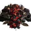 Guirlanda de Folhas de Bordo Artificiais para Decoração de Casa Transfronteiriça, Halloween, Ação de Graças, Festival da Colheita