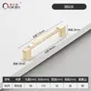 Mango Sólido de Aleación de Zinc de Alta Gama, Modelo Nuevo, Estilo Chino, Tirador para Puerta de Gabinete Estilo Europeo, Tirador Moderno para Cajón y Armario
