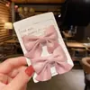 Novo Estilo Presilha de Cabelo com Laço Coreana Infantil para Meninas Bebê Princesa Lateral Fofa Presilha de Cabelo Acessório de Cabelo Adorno de Cabeça