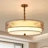 Nueva iluminación de pasillo estilo chino con focos, iluminación de entrada, pequeñas lámparas colgantes para comedores y cafeterías, barras de bar y lámparas de noche