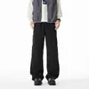 Pantalones de hombre 2026 primavera/verano nueva marca de moda pantalones de trabajo, corte recto holgado versátiles pantalones largos, pantalones de paracaidista de verano