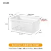 Cesta de almacenamiento para papel A4, caja de almacenamiento de plástico sin tapa, organizador de escritorio, apilable, rectangular, engrosada, cesta grande para artículos varios