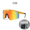 Gafas Pitviper Transfronterizas para Mujer, Gafas Deportivas Cortavientos de Alta Gama para Hombre, Gafas de Sol Polarizadas Coloridas para Adultos al Aire Libre