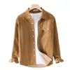 Camisa versátil, color liso, chaqueta de trabajo holgada, manga larga para hombre, estilo nuevo, adecuada para primavera y otoño, camisa casual de moda estilo japonés