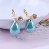 Moda Europea y Americana Clip de Oreja de Perla Joker Clip de Oreja Pequeño Gota de Agua Fresca Clavo Pendientes de Moda Femeninos Suministro Directo de Fábrica