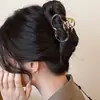 2025 Clip de Nube Irregular Avanzado Sin Bulto Clip de Tiburón Clip para el Cabello de la Parte Posterior de la Cabeza Nuevo Tocado